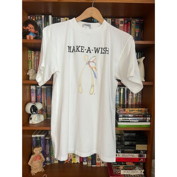 Vintage Y2K men’s Make a Wish foundation t shirt Large - Picture 1 of 5